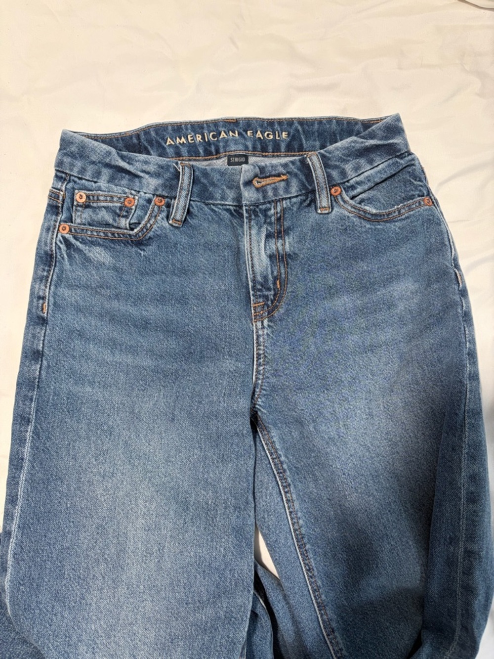 American Eagle Outfitters Straight Leg Blue Jeans